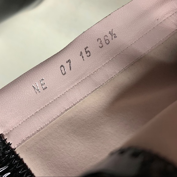 Dior Stretch Patent Lucite Heel "crystal" Boots size 36.5 Black - Picture 11 of 16